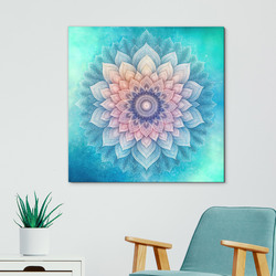 Nebeská mandala - Dřevěný obraz