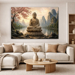 Colorful wall art - Buddha