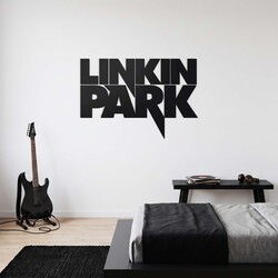 Wooden wall logo - Linkin Park | Black