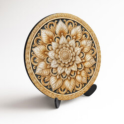 Mandala image - Golden flower