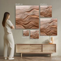 Drevený obraz na stenu - Pink lines