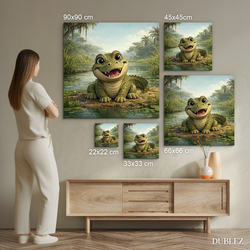 Veselý obraz pre deti - Krokodíl