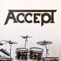 Dřevěné logo - Accept | Wenge