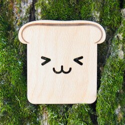 Drevená podložka pod pohár - Sendvič