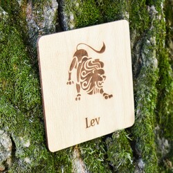 Pivná podložka - Znamenie Lev
