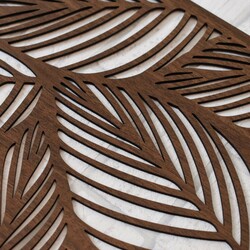 3D Wall Panel - Oasis of Leaves | Walnut