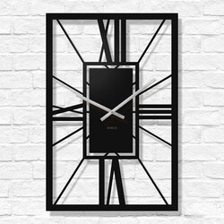 Wooden Roman Numeral Clock - Arch Deco | Black