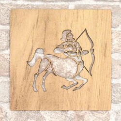 Dekorácia do spálne - Znamenie Strelec | Dub zlatý