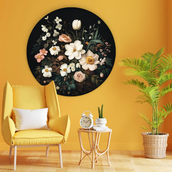 Modern image in a circle - Fragrant garden