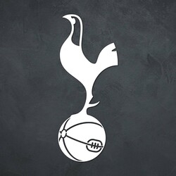 Wooden Logo - Tottenham Hotspur F.C. | White