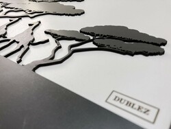 Fa falikép - Afrika | Fehér / Fekete