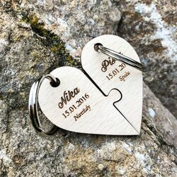 Valentýnský dárek - Klíčenka na míru