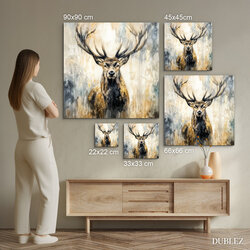Image - Painted deer with antlers