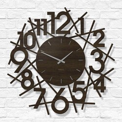 Designer Clock - Vortex | Wenge