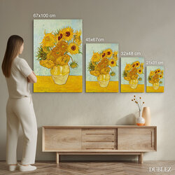 Reprodukcia - Vincent van Gogh - Slnečnice (1888)