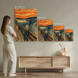 Wooden Wall Art - The Scream, Munch