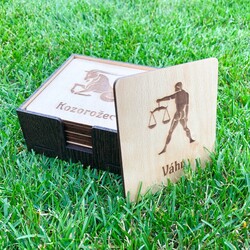 Stojan na podložky pod pohár | Wenge