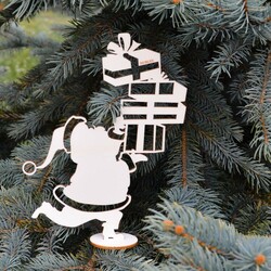 Santa Claus - Drevená postavička | Topoľová preglejka