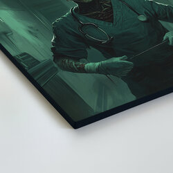 Dark Art Wooden Wall Art - Doctor