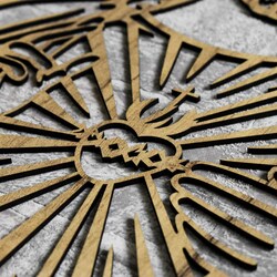 Drevený obraz - Božie milosrdenstvo | Dub zlatý