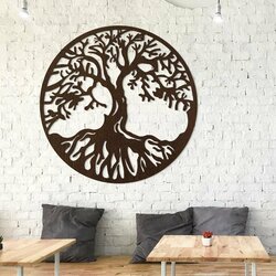 Wooden Picture Tree of Life - Chokmah | Wenge