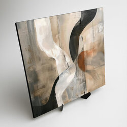 Drevený abstraktný obraz na stenu - Nordic