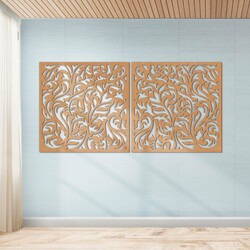 Modern Wall Art for Bedroom - Breeze | Beech