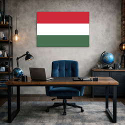 Wooden image of the national flag - Hungary