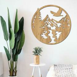 Wall Art - Mountains | Gold Craft Oak