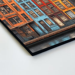 Wooden picture - Amsterdam