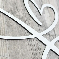 Wooden Decoration for Bedroom - Endless Love | White