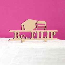 Zápich do torty k promóciám - s menom a titulom | Javor