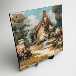 Original artistic painting - Vintage Garden