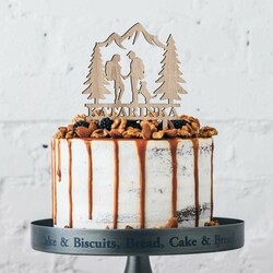 Zápich na tortu s menom - Turisti | Dub Sonoma