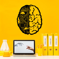 Darček pre itčkára - Obraz Mozog Ai | Čierna