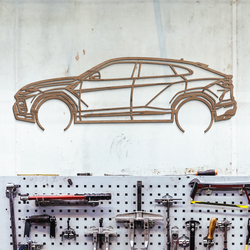 Obraz auta na stenu - Lamborghini Urus | Dub tabakový