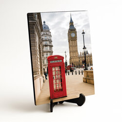 Wooden picture of London - Big Ben