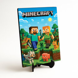 Dětský barevný obraz - Minecraft