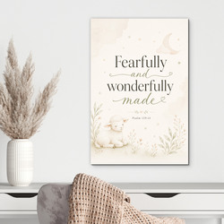 Dětský křesťanský obraz - Fearfully and Wonderfully Made