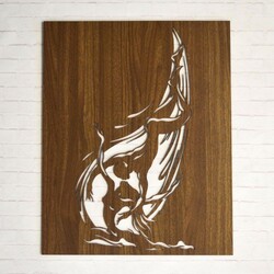 Drevený obraz do spálne - Akty | Orech