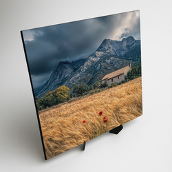 Wooden picture - Landscape of peace