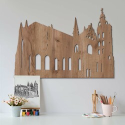 Drevený obraz - Dóm sv. Alžbety - Košice | Dub tabakový