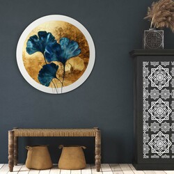 Kulatý obraz - Ginkgo