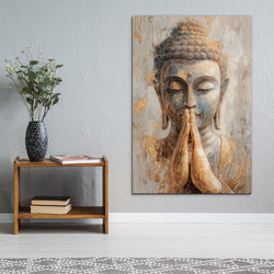 Dřevěný obraz - Buddha