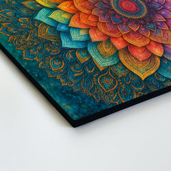 Žiarivá mandala na stenu - Obraz