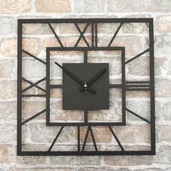 Nástenné hodiny do obývačky - Chronos | Antracitovo-šedá