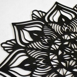 Rodinná mandala na stenu  | Čierna