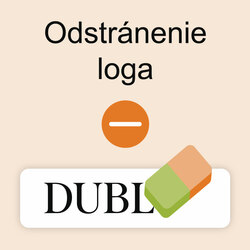 Odstránenie loga DUBLEZ z výrobku