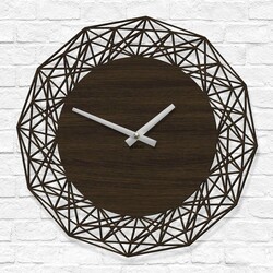 Luxusné hodiny do obývačky - Silvera | Wenge