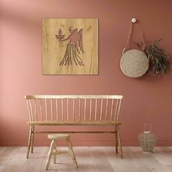 Dekorácia nad posteľ - Znamenie Panna | Dub zlatý